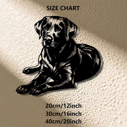 NEW Labrador Retriever Metal Silhouette Wall Art1
