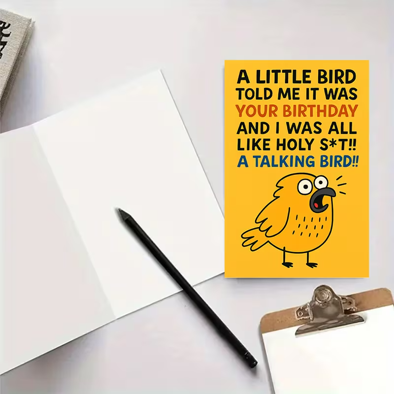 NEW Funny Birthday Greeting Card for Friends and Family, FREE SHIPPING0