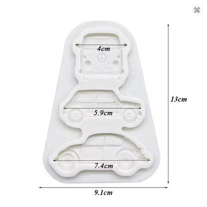 NEW Car Silicone Mold Chocolate Cookies Baking Tool1