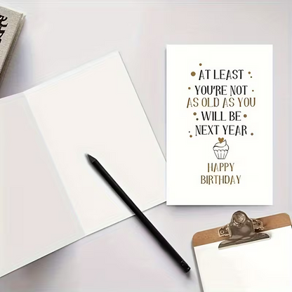 Amusing Birthday Card with Humorous Text3