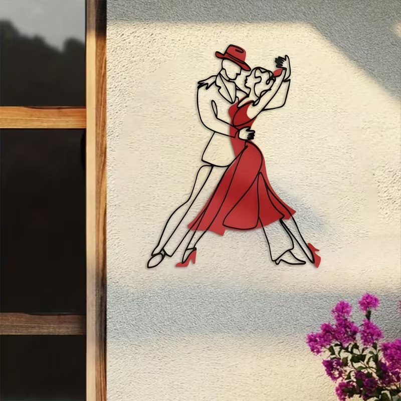NEW Dancing Couple Acrylic Wall Silhouette9