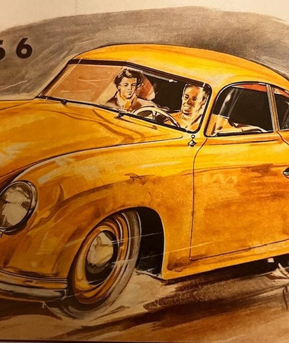 Vintage Porsche Factory Post Card5