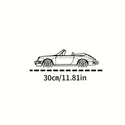 NEW 911 Convertible Vintage METAL Silhouette1