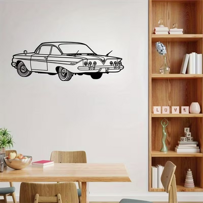 NEW Chevrolet 1961 Impala METAL Silhouette 5