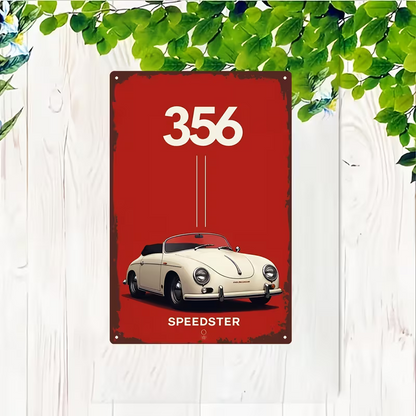 NEW Porsche Speedster Metal Sign2