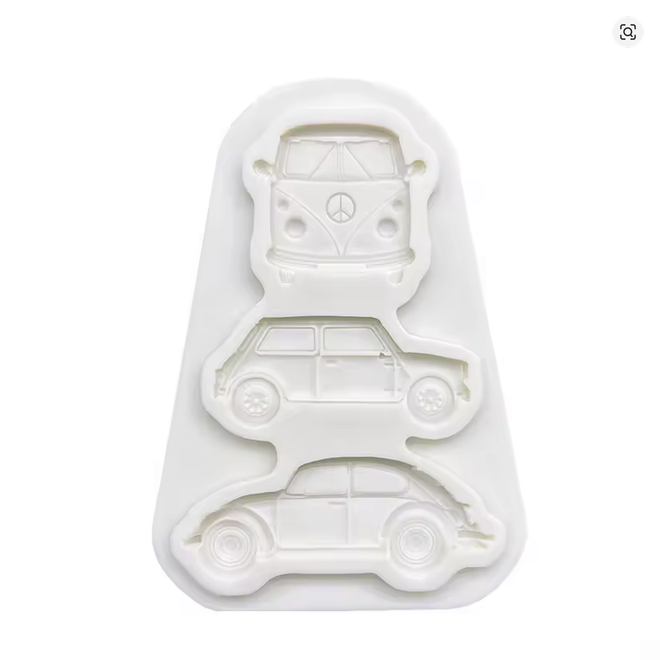 NEW Car Silicone Mold Chocolate Cookies Baking Tool2