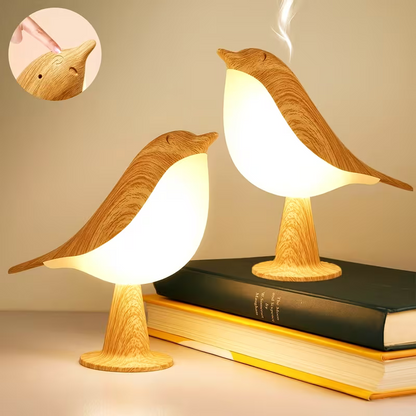 NEW LED Touch-control Bird Lamp, Art Deco, 3-levels Dimmable, Usb-cordless 8
