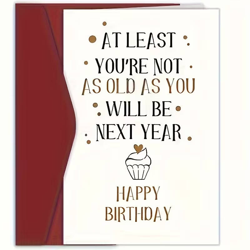 Amusing Birthday Card with Humorous Text6