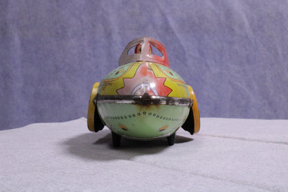 Vintage Schylling Rocket Racer  Friction Drive Tin Toy "Rocket Racer"2