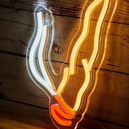 NEW  Smoke Shape LED Neon Light2