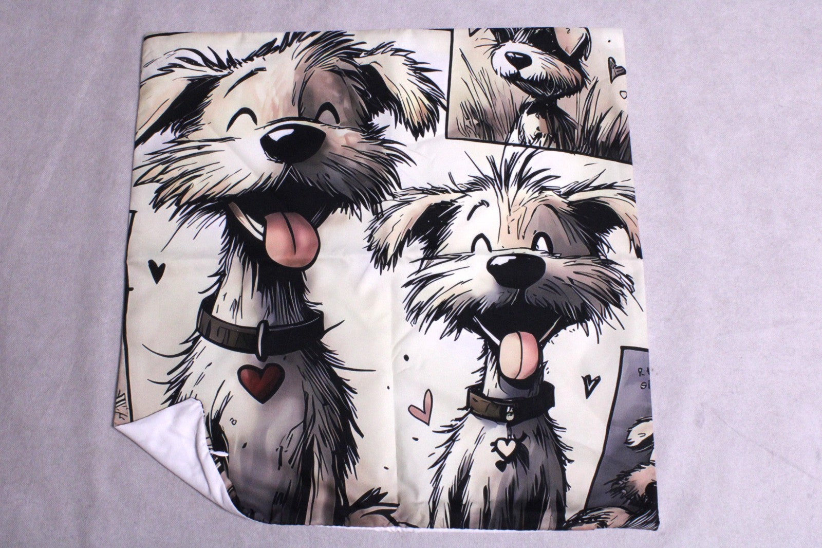 NEW 4pcs of Cartoon Dog Pattern Pillow Covers ( Set of 4 )6