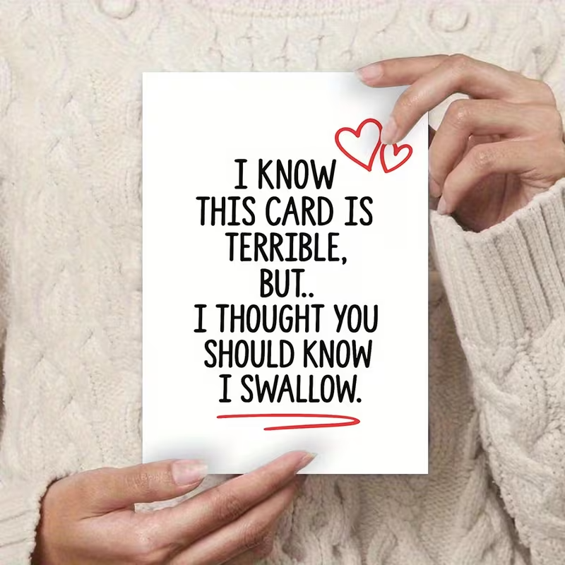 Adult Greeting Card, Any Occasion, Funny and Naughty Card W/Envelope6