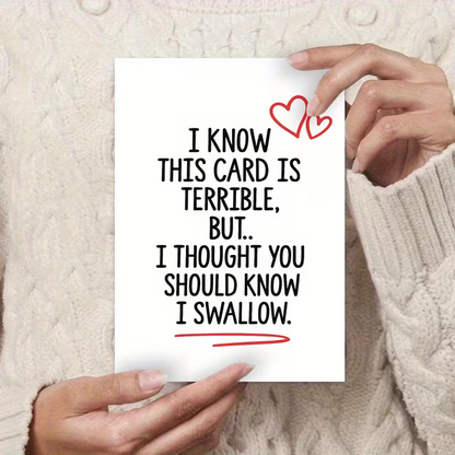 Adult Greeting Card, Any Occasion, Funny and Naughty Card W/Envelope6