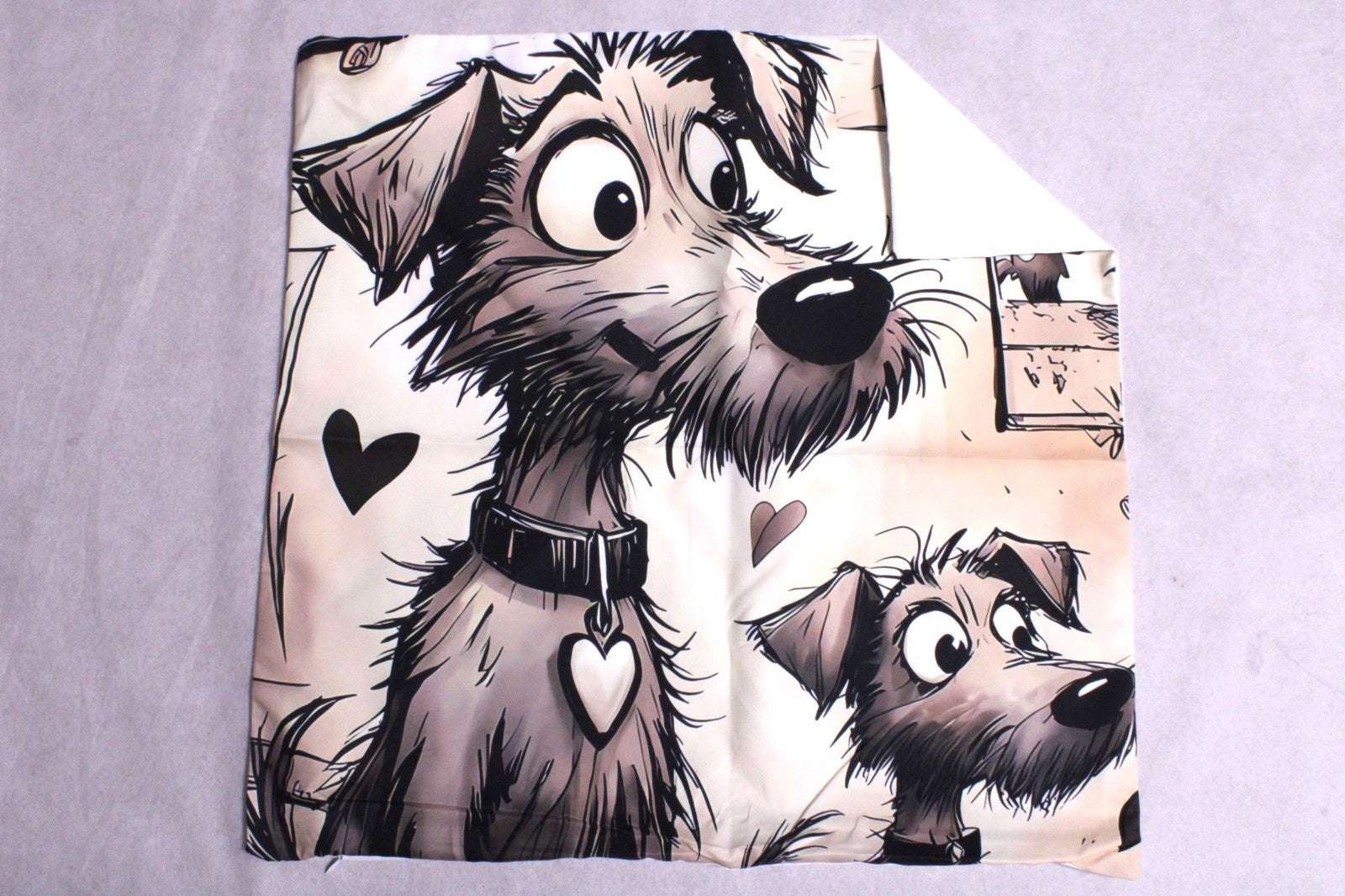 NEW 4pcs of Cartoon Dog Pattern Pillow Covers ( Set of 4 )4