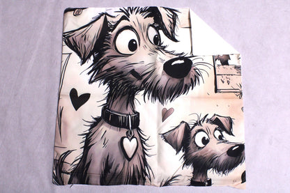 NEW 4pcs of Cartoon Dog Pattern Pillow Covers ( Set of 4 )4