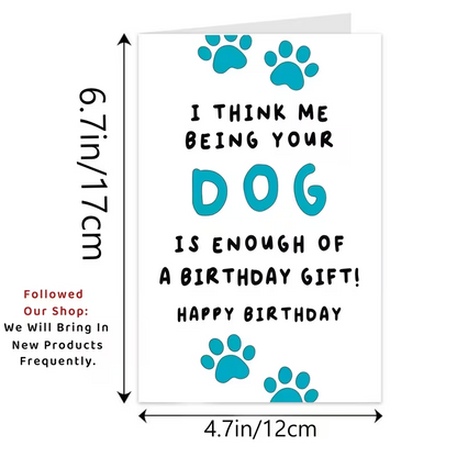 NEW Funny Happy Birthday Cards from Dogs to Moms And Dads2