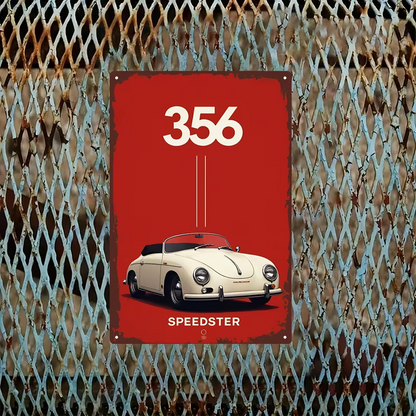 NEW Porsche Speedster Metal Sign6