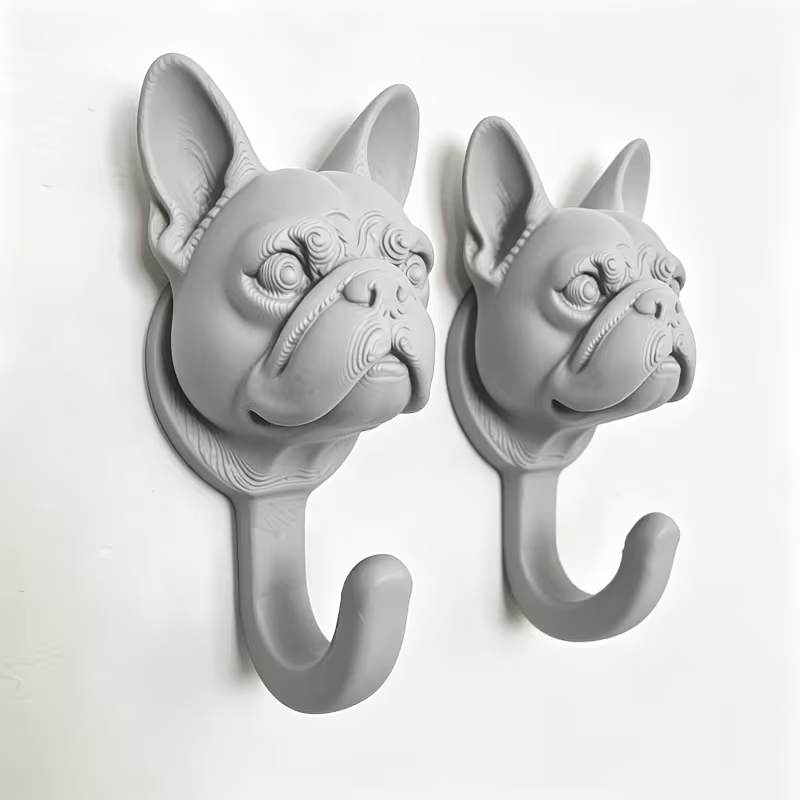 NEW DOG WALL HOOK , Floppy-Eared Dog Shaped Wall Hook        ( 2 PIECE SET)5