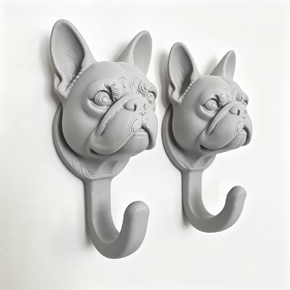 NEW DOG WALL HOOK , Floppy-Eared Dog Shaped Wall Hook        ( 2 PIECE SET)5