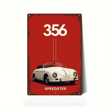 NEW Porsche Speedster Metal Sign0
