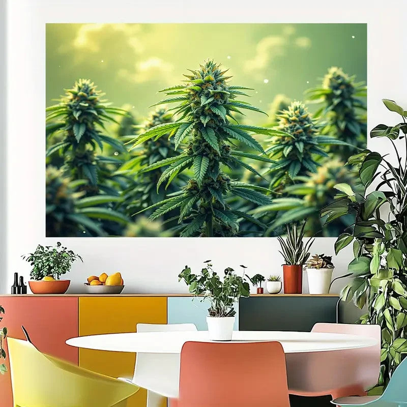 NEW 420 Vibrant Cannabis-Themed Wall Tapestry3