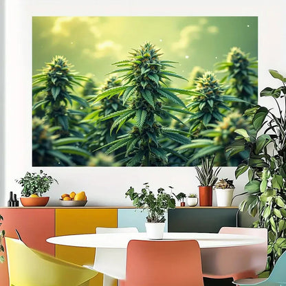 NEW 420 Vibrant Cannabis-Themed Wall Tapestry3