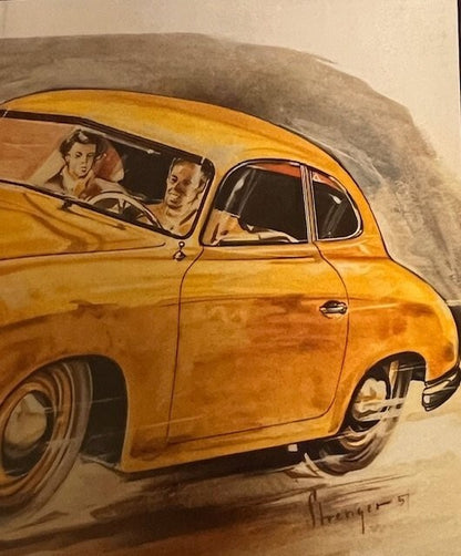 Vintage Porsche Factory Post Card4