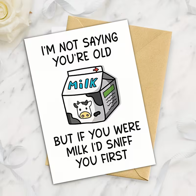 Funny Birthday Card with Envelope3