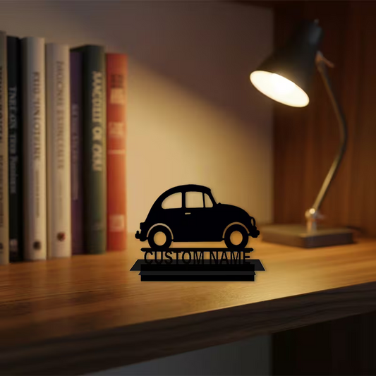 NEW Custom VW Bug Die Cut Metal Silhouette With Your Name or ?0