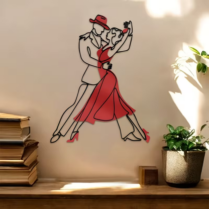 NEW Dancing Couple Acrylic Wall Silhouette6