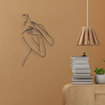 NEW Female Silhouette Metal Wall Decoration5