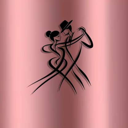 NEW Dancing Couple Metal Silhouette Wall Art4
