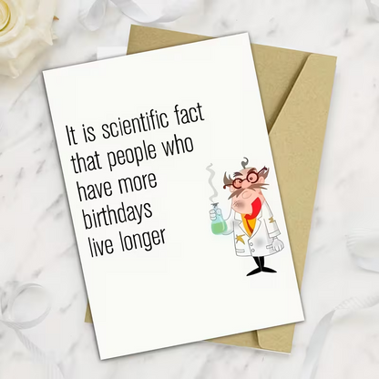 Funny Science-Themed Birthday Card2