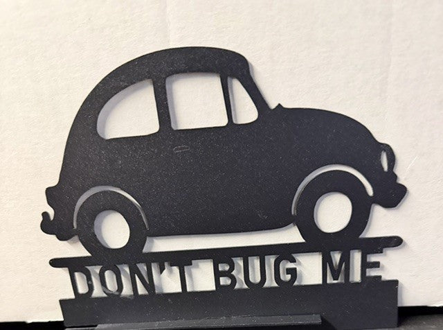 NEW Custom VW Bug Die Cut Metal Silhouette With Your Name or ?2