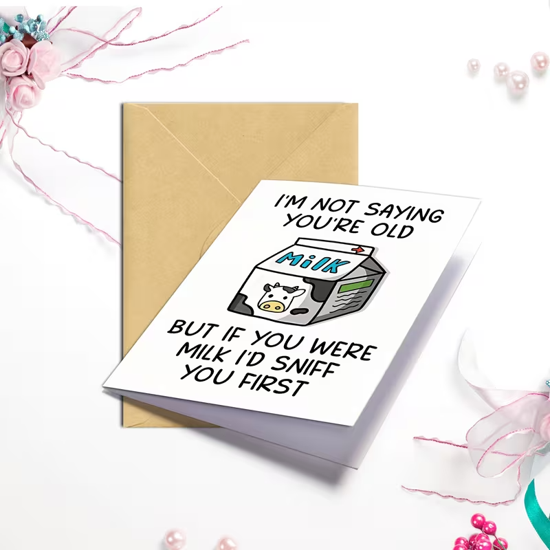 Funny Birthday Card with Envelope2
