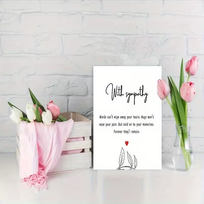 NEW Elegant Condolence and Sympathy Card with Envelope, Free Shipping4
