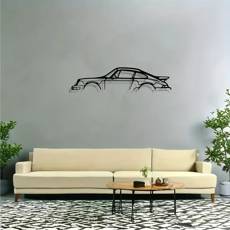 NEW Porsche Metal Silhouette4