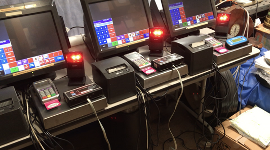 NCR Model 7403  Point-of-Sale Terminals with Printers, Scanners and Weight Scale0