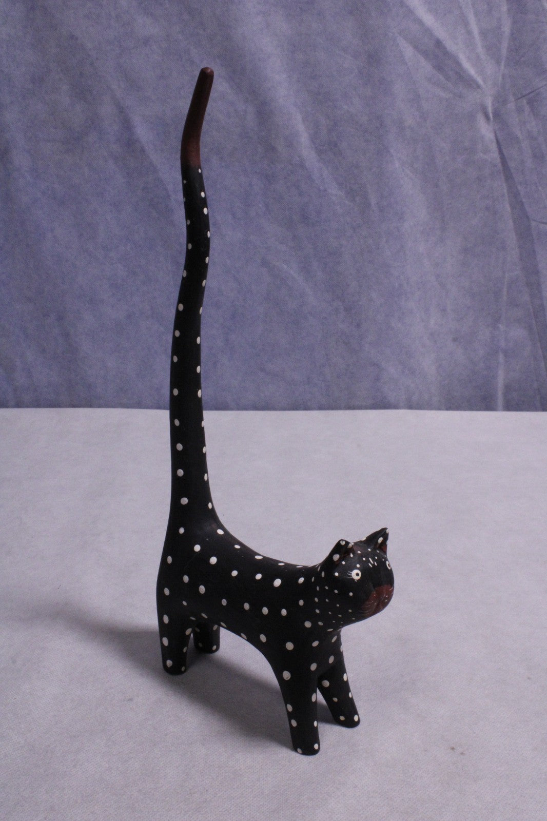 NEW Cat Figurine with Super Long Tail0