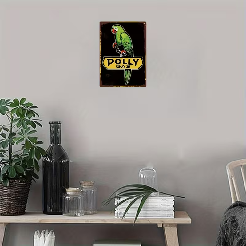 NEW Polly Gas Metal Sign1