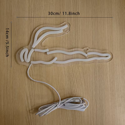 NEW  Smoke Shape LED Neon Light1