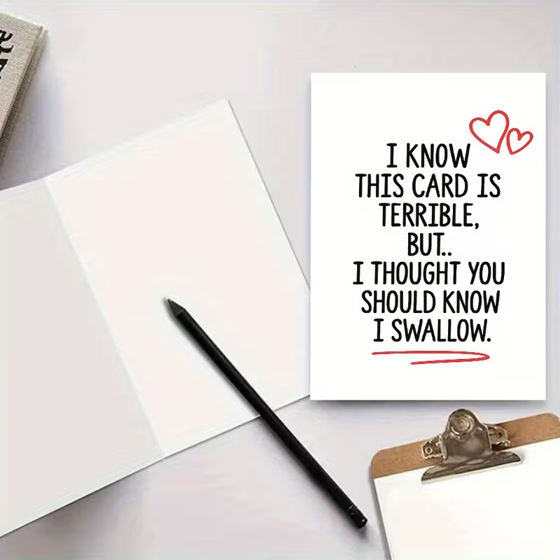 Adult Greeting Card, Any Occasion, Funny and Naughty Card W/Envelope3
