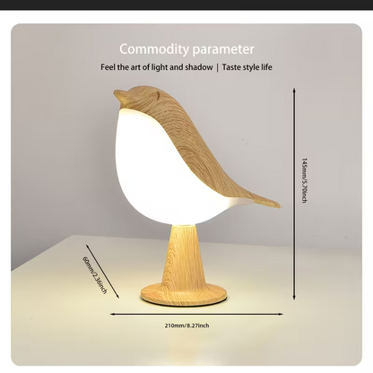 NEW Bird Desk Lamp, Small Table Lamp, Cordless  3 Touch Dimmable  Light0