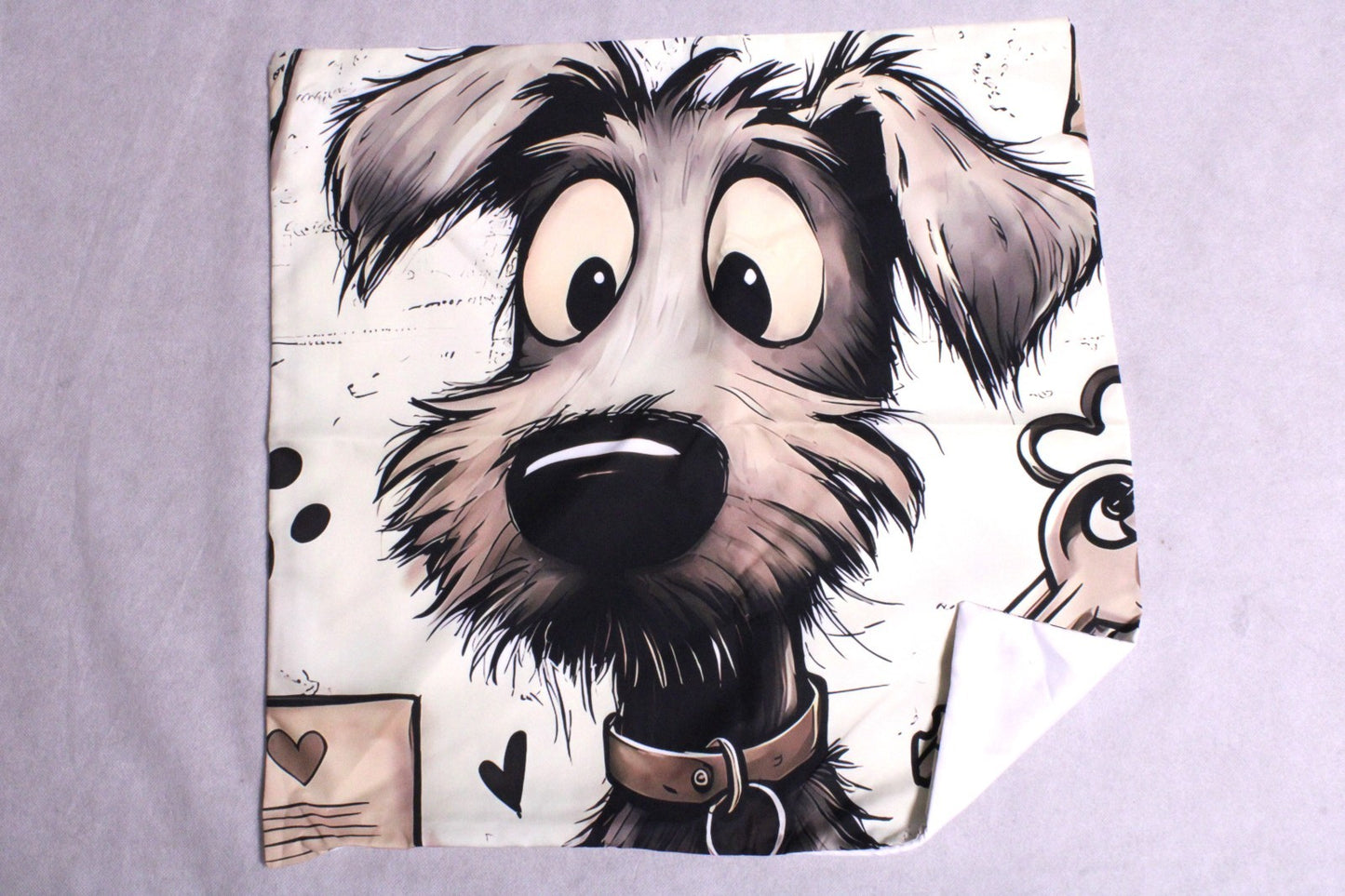 NEW 4pcs of Cartoon Dog Pattern Pillow Covers ( Set of 4 )3