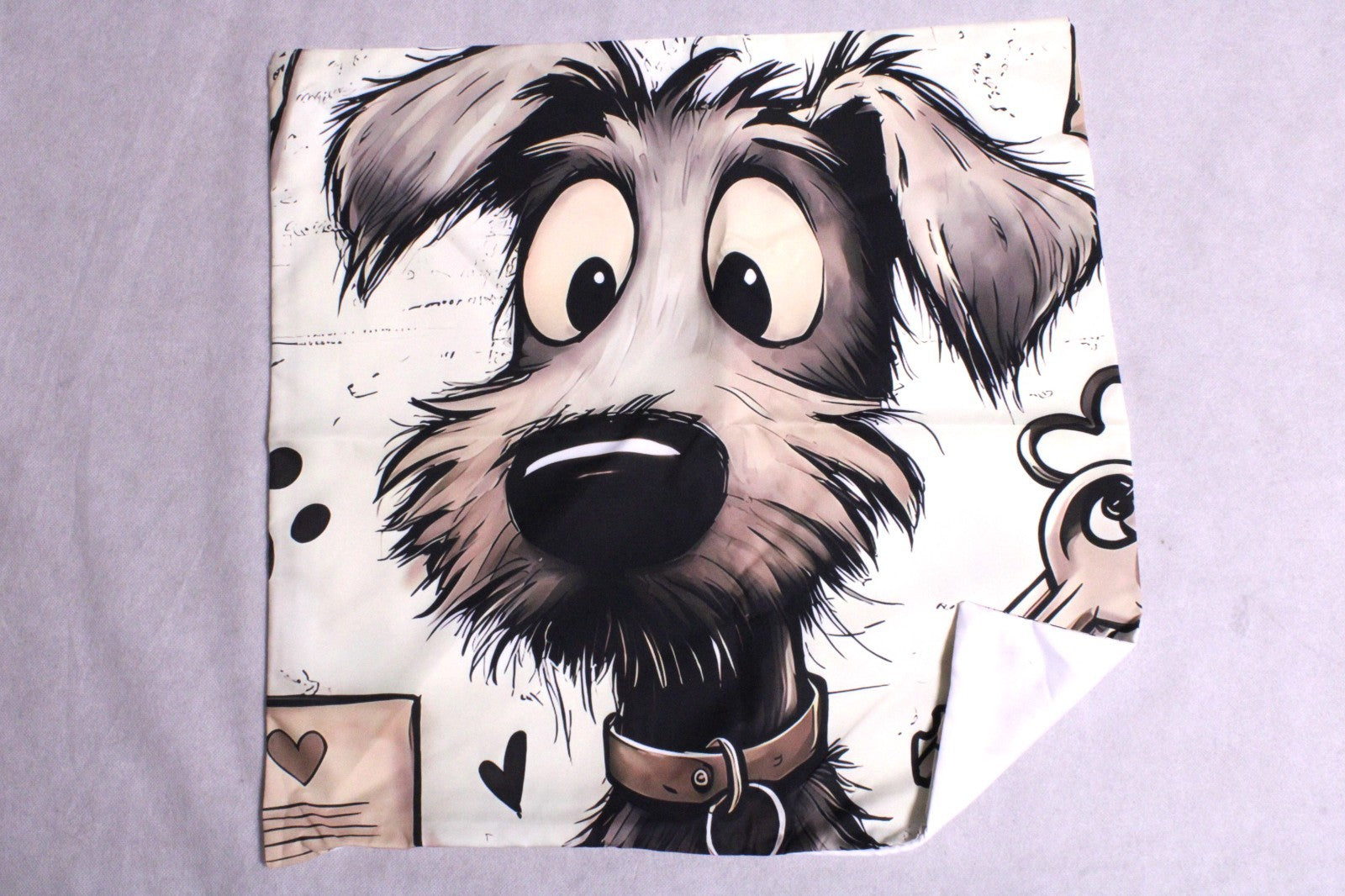 NEW 4pcs of Cartoon Dog Pattern Pillow Covers ( Set of 4 )3