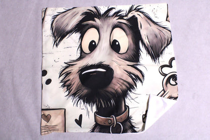 NEW 4pcs of Cartoon Dog Pattern Pillow Covers ( Set of 4 )3