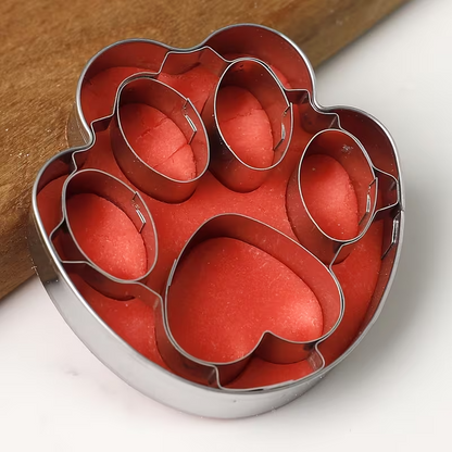 NEW Dog Paw Cookie Cutter, Stainless Steel Paw Print4
