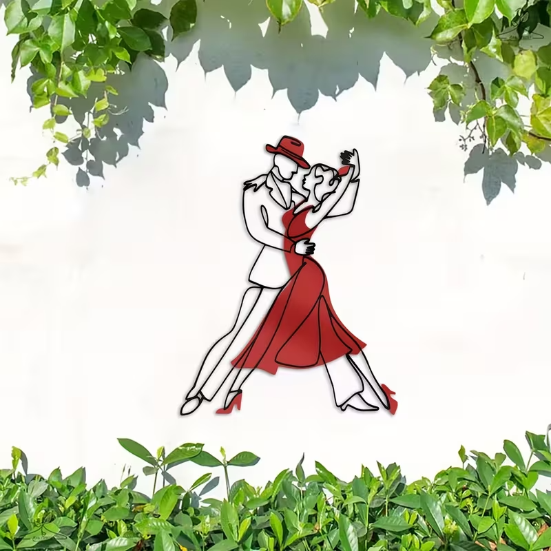 NEW Dancing Couple Acrylic Wall Silhouette5