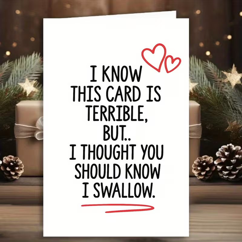 Adult Greeting Card, Any Occasion, Funny and Naughty Card W/Envelope4