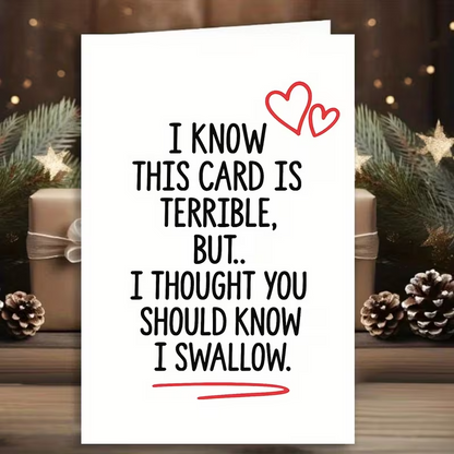 Adult Greeting Card, Any Occasion, Funny and Naughty Card W/Envelope4